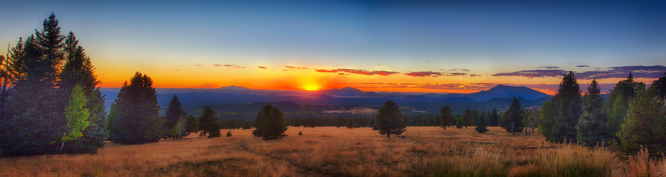 Flagstaff Sunset Panorama
